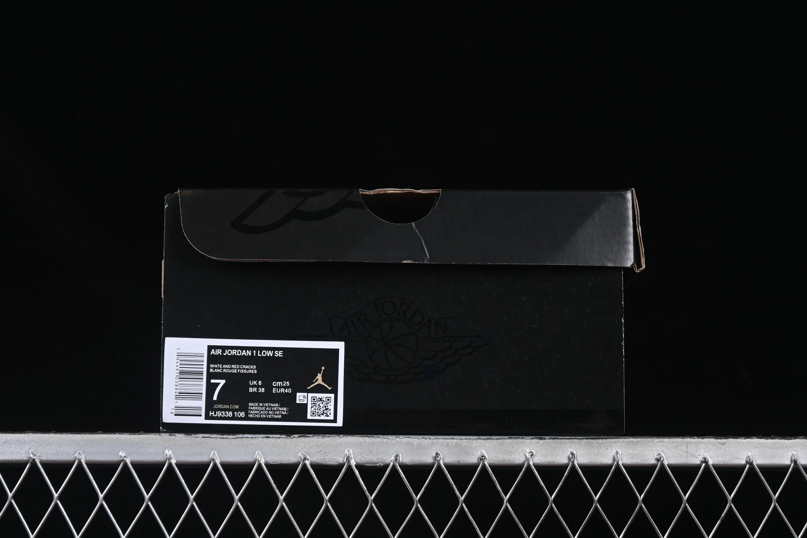 All categories Air Jordan Jordan series basketball shoes Air Jordan 1 Low Air Jordan 1 Low AJ1 Joe 1 white and red low-top cultural and casual sneakers HJ9338-106